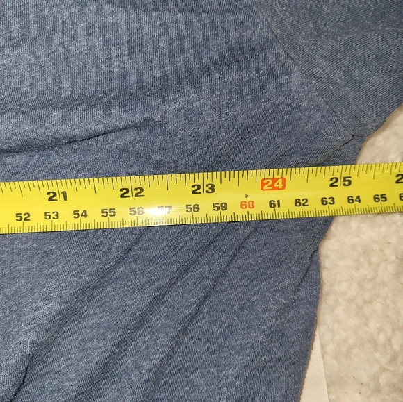 Fayettechill T Shirt Size XX Large Blue Organic Cotton Blend Sustainable Soft - Picture 3 of 6
